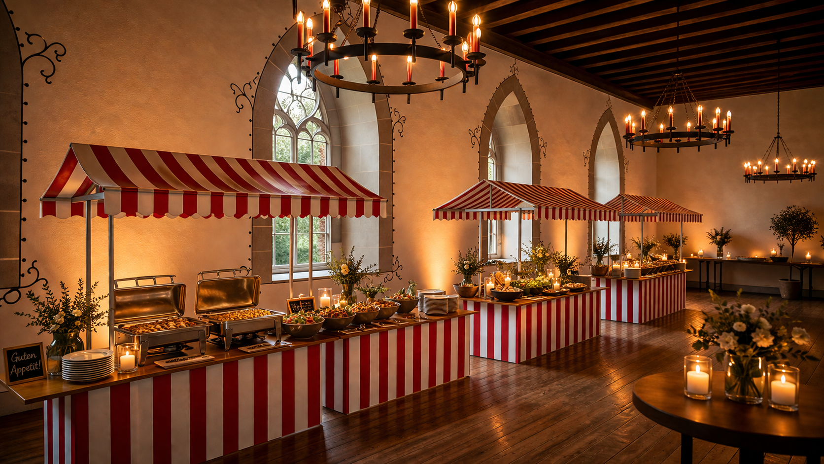 Marktstände im Schloss Lenzburg 2024